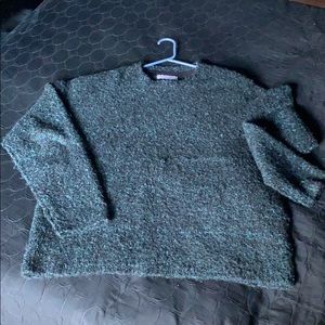 UO Boucle Speckle Crew Neck Sweater Blue / Black